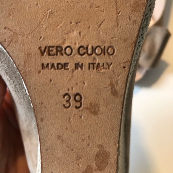 Suede bow wedge shoe - Picture 4 of 6